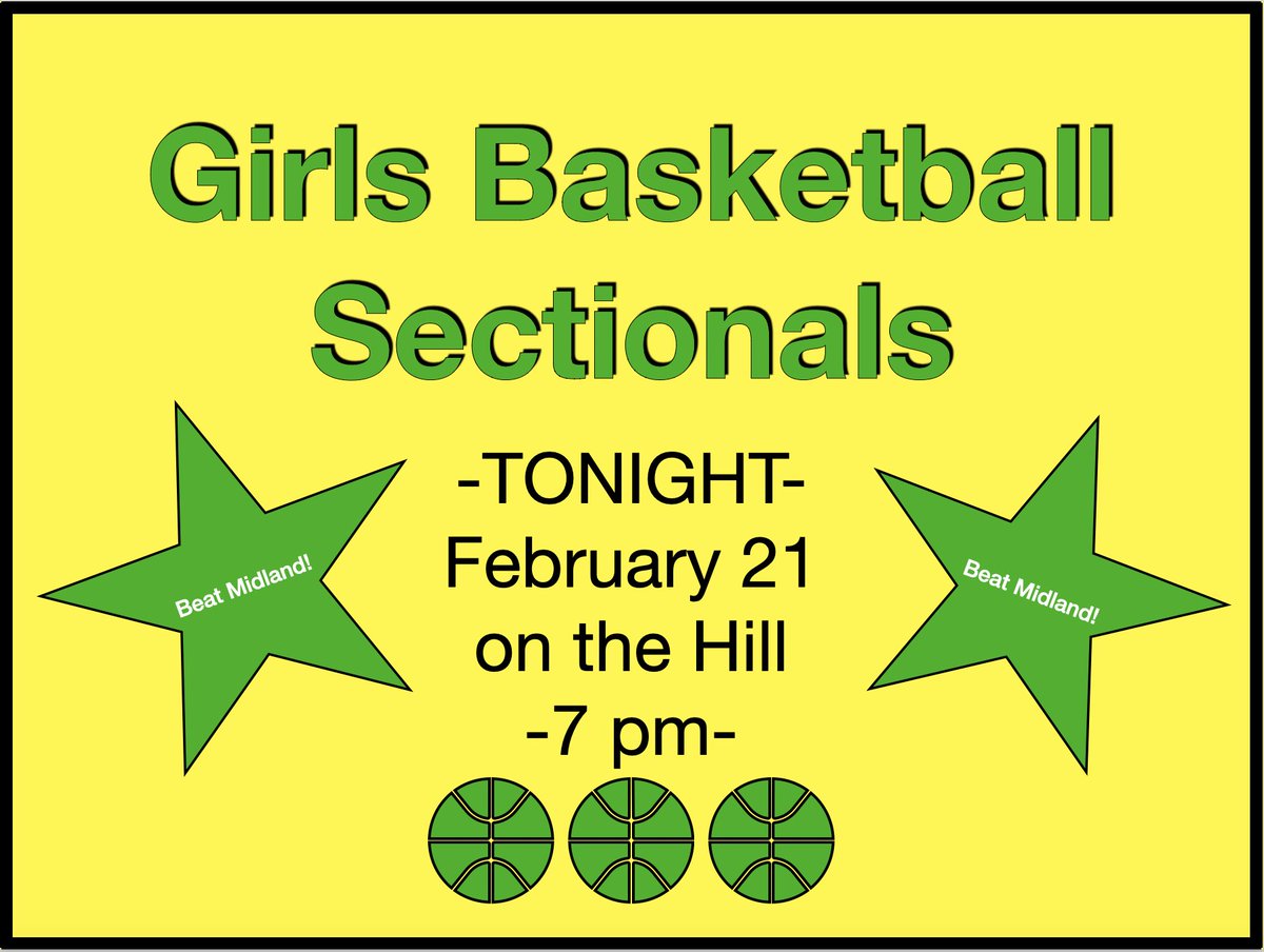The Girls Basketball team plays on home court tonight at 7! Come and out show them some love! #htown #gooohighlanders