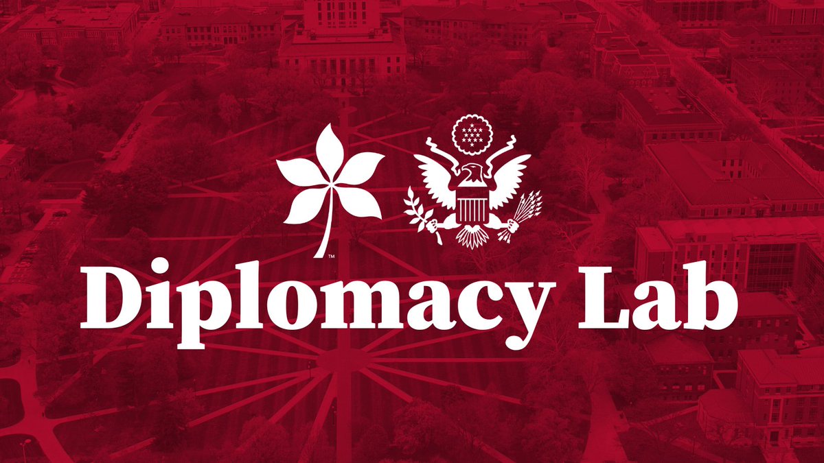 The Mershon Center is the institutional host at Ohio State for the Diplomacy Lab, a program offering real-life research opportunities for students in cooperation with U.S. embassies and the Department of State. Proposals for Fall 2024 are due March 4. mershoncenter.osu.edu/trainings/dipl…