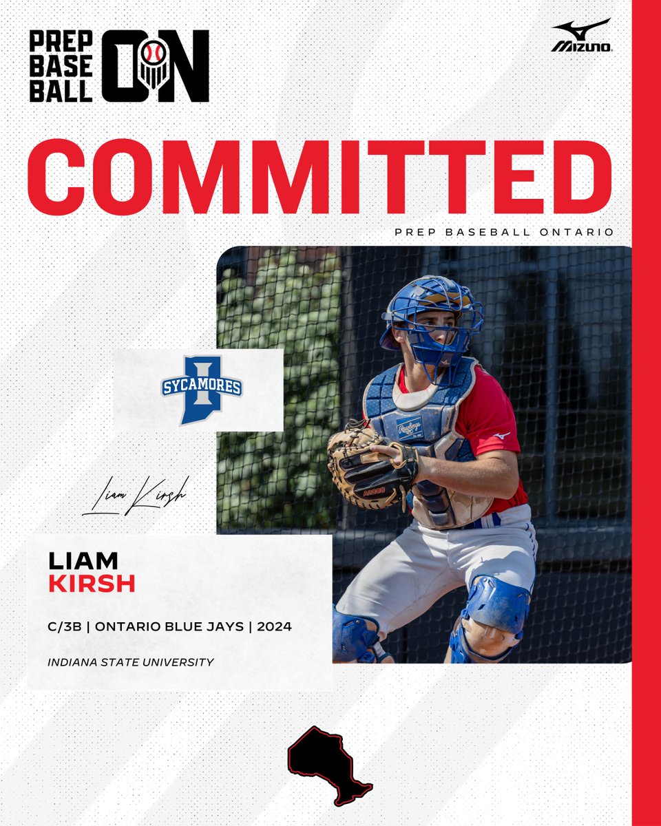Prep Baseball Ontario (@prepbaseballon) on Twitter photo π¨ππππππππππ ππππππ¨
'24 C/3B Liam Kirsh (<a href="/Liam_kirsh/">Liam Kirsh</a>) announces his commitment to Indiana State University.
π€ loom.ly/jzCj2ag || #OffTheBoardπ¨π¦ π¨ππππππππππ ππππππ¨
'24 C/3B Liam Kirsh (<a href="/Liam_kirsh/">Liam Kirsh</a>) announces his commitment to Indiana State University.
π€ loom.ly/jzCj2ag || #OffTheBoardπ¨π¦