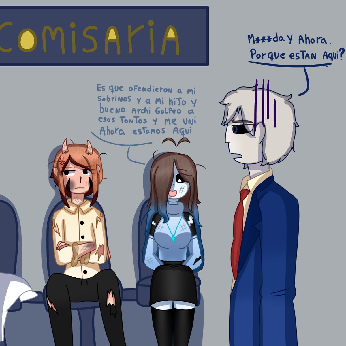Lisy_ArtXD's tweet photo. Aprovechando que sack es abogado....xd
Sack: @Ponsi_popg6
Archi: @Marky_913
#undertale #undertaleAu #Au #fitertale #faby #frtale #sack #unluckytale #archi https://t.co/oEIyBempOF