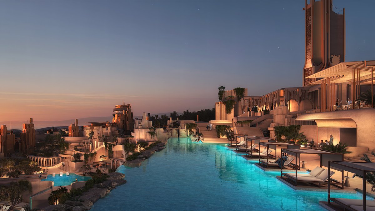 NEOM's tweet photo. Take a look at Elanan, an exclusive wellness retreat set in the heart of nature - where the mountains meet the sea ⛰️🌊
#Elanan #NEOM https://t.co/gpoEuzTI48