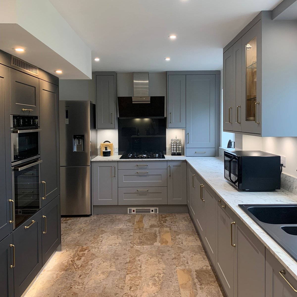 Unleashing Big Potential in Tiny Spaces 💪⁠
⁠
✏ Chadwick Dust Grey and Graphite⁠
📷 Dave Davies at Sigma 3 Kitchens Newport⁠
.⁠
⁠
#kitchengoals #kitcheninspo #kitchenideas #kitcheninspiration #interiordesigner #renovation #interiordesign #design #homeinspo