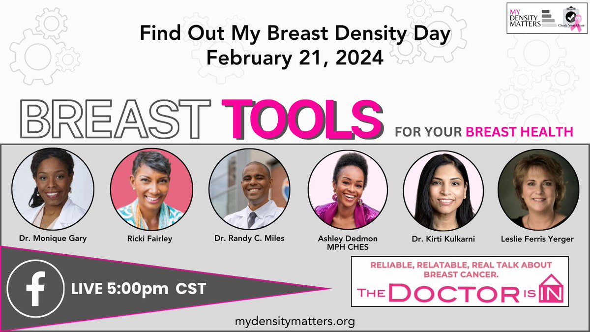 senomedical's tweet photo. Don’t miss the excellent streaming event at 6:00PM EST for Find Out My Breast Density Day from My Density Matters. @mydensitymatter

#densitytime  #BreastCancer  #optoacoustic  #ImagioImaging https://t.co/XCjmPXbFC7