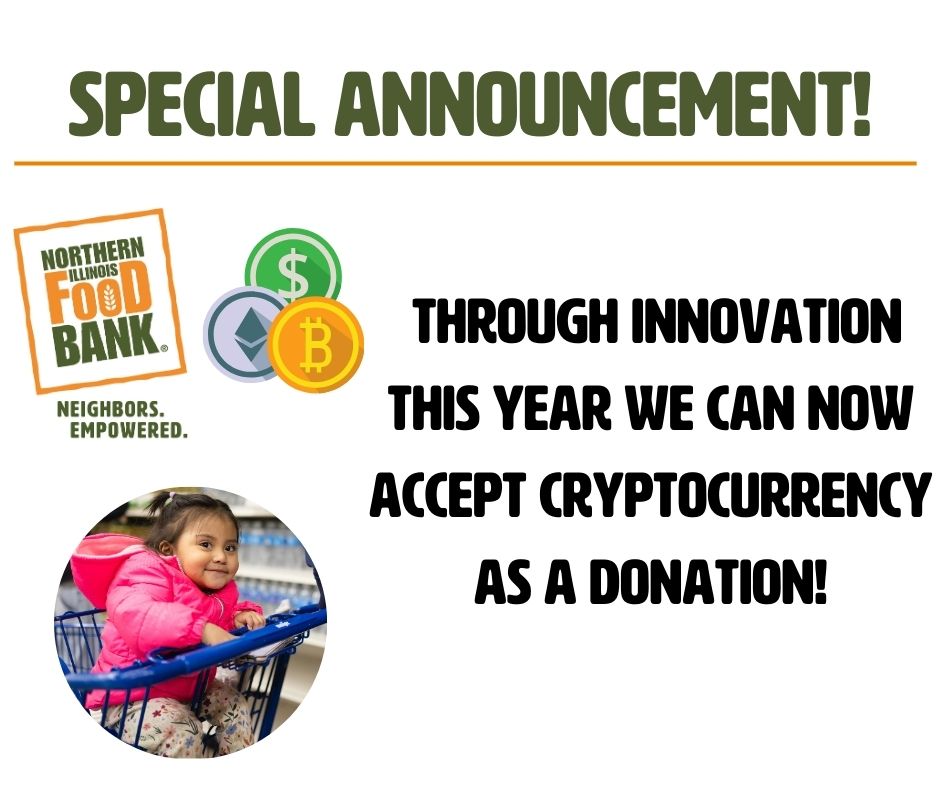 We’re excited to share we are now accepting over 100 different cryptocurrencies through The Giving Block to fuel our mission of solving hunger. Help us celebrate by donating crypto today at the Other Ways to Give Link 🔗 in our BIO!