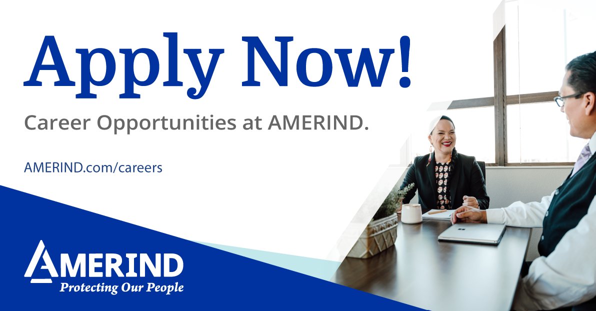 AMERINDRisk's tweet photo. Join the AMERIND Team!
We are looking for dedicated and motivated individuals to proudly represent AMERIND! We offer competitive wages and comprehensive benefits. Learn more about our career opportunities by visiting us at https://t.co/45LhBBzQNm
#AMERIND #InsureConfidently https://t.co/V9beb1gwsQ