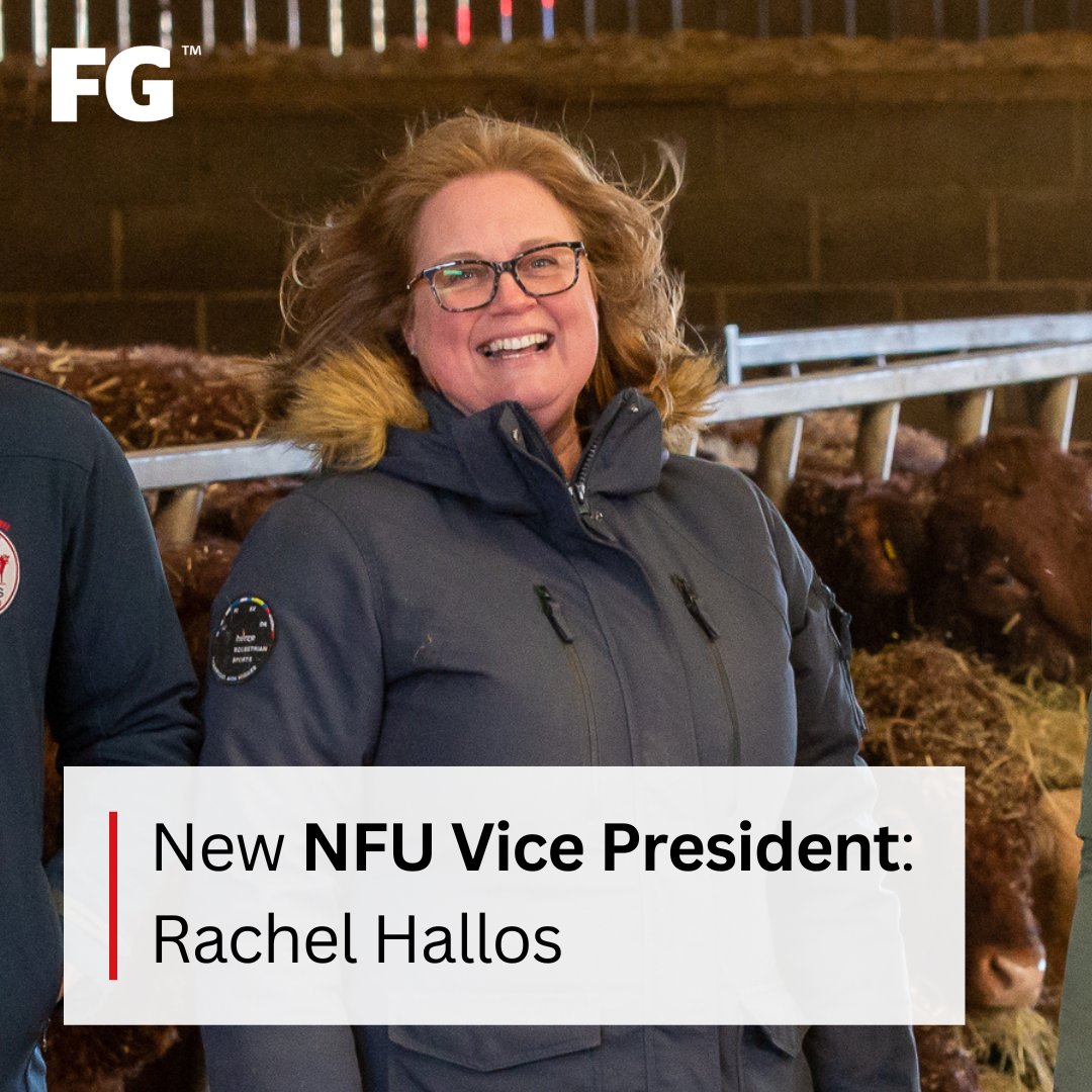 🗣️ 🗣️ BREAKING: David Exwood is elected as NFU Deputy President 👏 

And new Vice President is Rachel Hallos 👏 

Hit the link for live #NFU2024 updates.

bit.ly/3wqIyxB

#NFU2024 @NFUtweets
