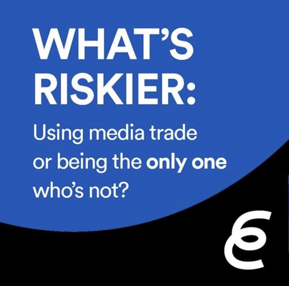 EvergreenROR's tweet photo. What's riskier? 

#mediainvestment #mediatrade #mediastrategy #marketingstrategies #roistrategies

@EvergreenTradng https://t.co/UrCUJ2fZIX https://t.co/pFMGkwIrPi