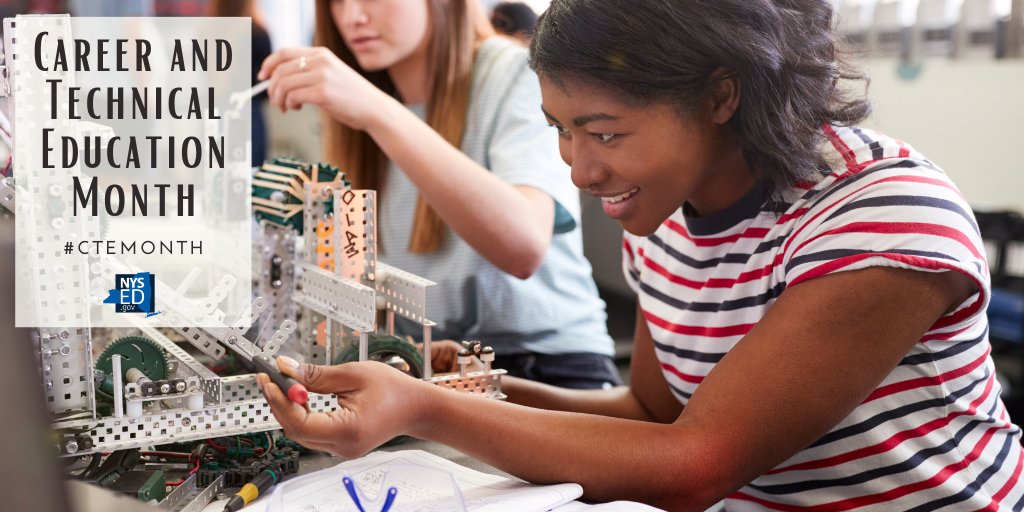 NYSEDNews's tweet photo. Did you know? STEAM education is often integrated into CTE programs to meet the demands of evolving industries. #CTEMonth #CTEisEssential https://t.co/IEnQ327nbD