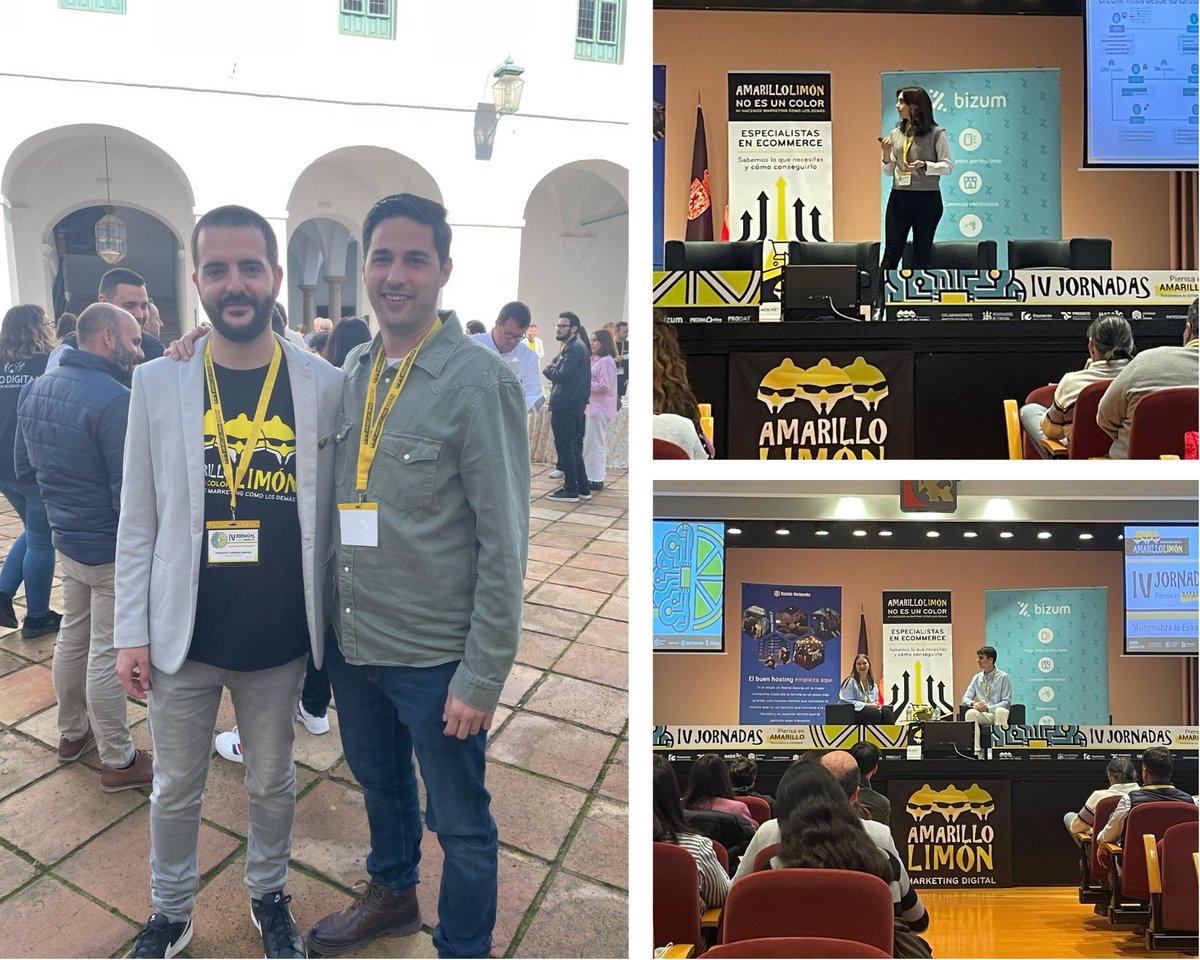 Muchas gracias a <a href="/AmLimon/">Amarillo Limón 🍋</a> por darnos la Bienvenida en su IV Jornada de "Piensa en Amarillo"👏Un eventazo donde hemos aprendido cómo trabajar con IA, rodeados de expertos del marketing💡¿Cómo creéis que la IA puede ayudar en el Linkbuilding?🤔👀