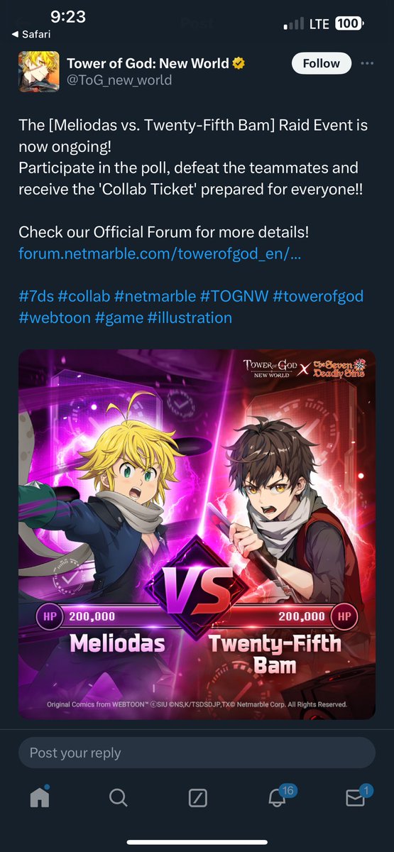 LoopHim's tweet image. forum.netmarble.com/towerofgod_en/…