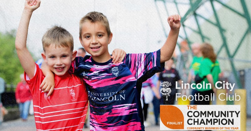 LincolnCity_FC's tweet photo. 🌟 The Imps have been nominated for the 2024 Lincolnshire Community Business of the Year Award!

#ImpsAsOne | @Lincscham