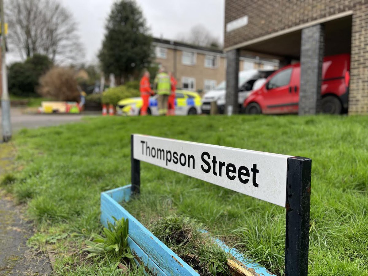 Thames Valley Police officers and teams from Bucks Fire & Rescue remain at a property on Thompson street in Milton Keynes. It’s after the bodies of a man and a woman were found there. The deaths are being treated as unexplained.  @itvanglia