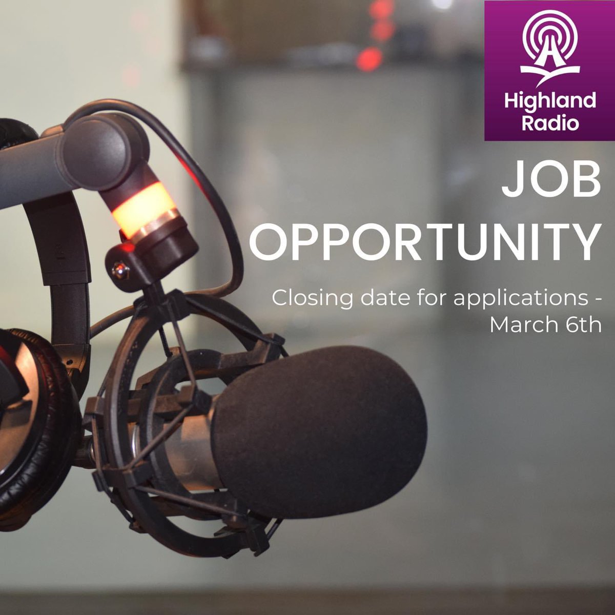 Would you like to join the Highland Radio News and current affairs team?We are currently seeking to expand our weekend news team with options for weekday cover and other opportunities in our online and digital offerings. You can apply by forwarding your CV to hr@highlandradio.com