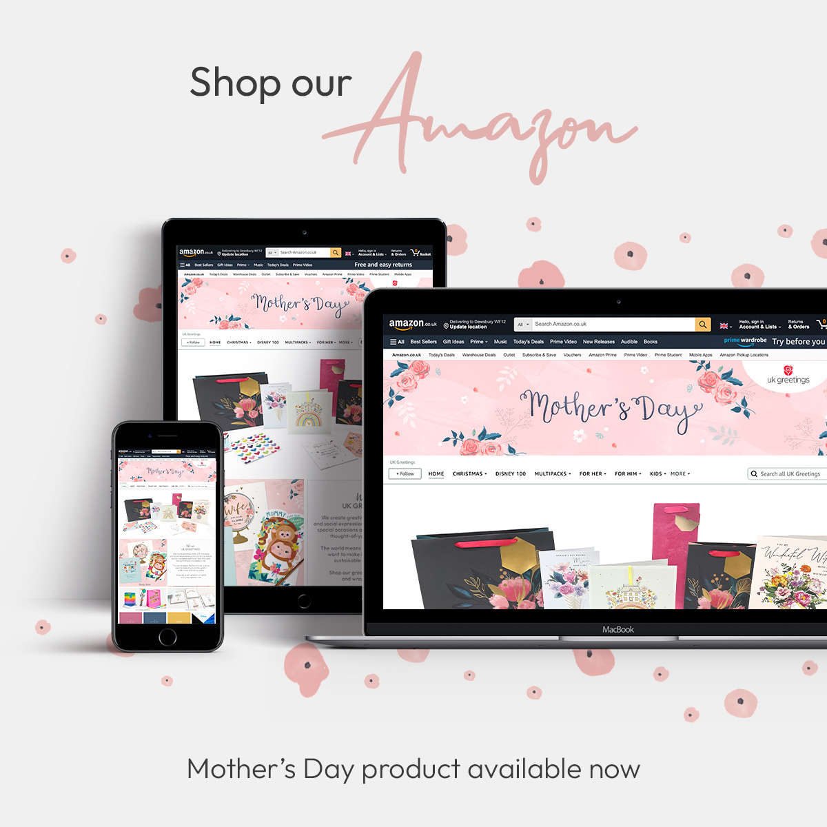 Our Mother's day product is now live on Amazon!! With everything you need from cards to gift wrap, we have everything you need to make your Mum's day! Shop now: amazon.co.uk/stores/page/D3… #mothersday #mothersdaygreetingcard #mothersdaycards #mothersdaygiftwrap