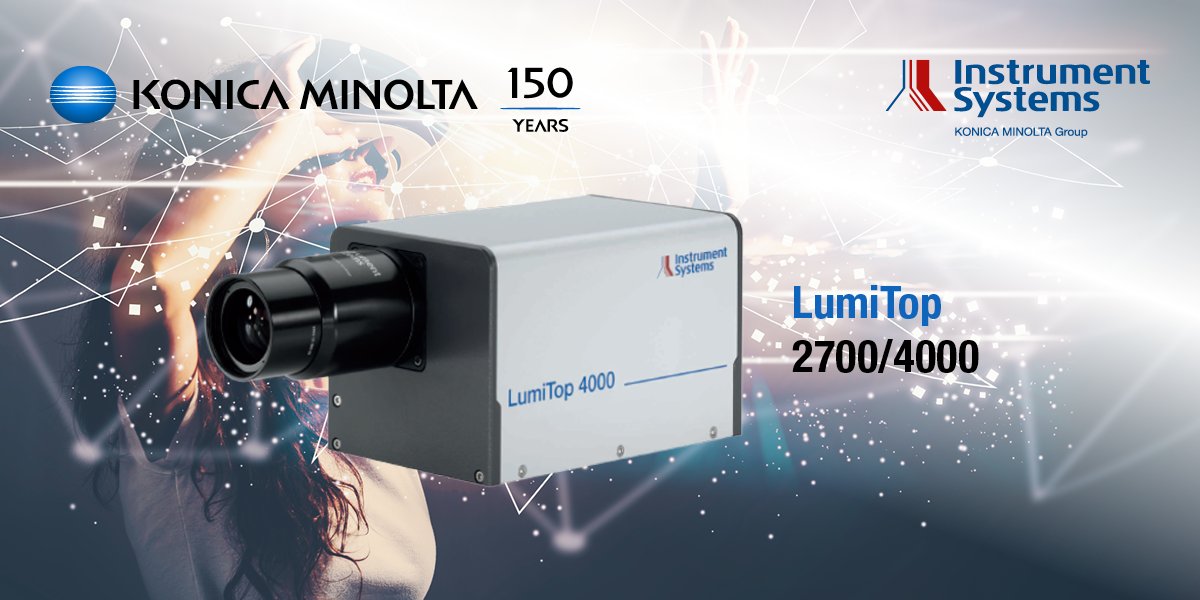 KMSensingUS's tweet photo. LumiTop by Instrument Systems combines the speed of a 2D camera, the accuracy of a spectroradiometer, and optics inspired by the human eye to test Head-Mounted Devices that deliver the perfect AR/VR/MR experience.
Learn more:
https://t.co/4Is7ZW3RCW https://t.co/PR7Jhc0nh6