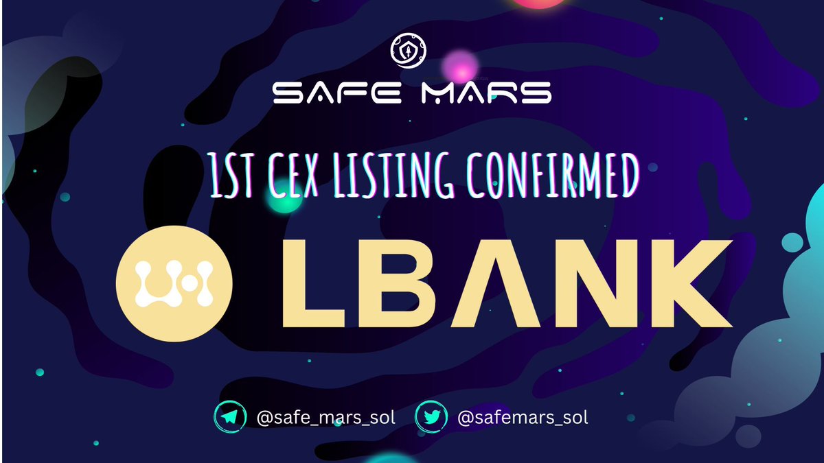 safemars_sol's tweet photo. CEX LISTING CONFIRMED HELLO @LBank_Exchange WE ARE COMING!!!!
-
#safemoon #safemars #meme #fy #sol #FYP 
-
Safemoon invented tax on BSC, SafeMars will on SOL | 5% tax (Auto-Add-LP) | freez &amp; mint = revoked
-
https://t.co/r48nl3WY6u
-
https://t.co/LfFY7IXdJu https://t.co/ZONlXw8vuX