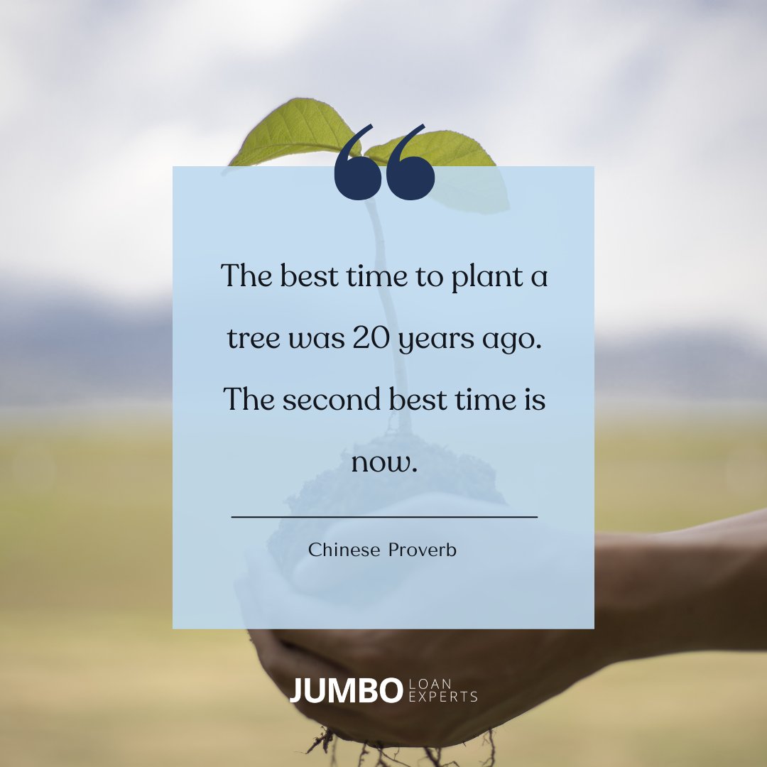 'The best time to plant a tree was 20 years ago. The second best time is now.' 🌳 - Chinese Proverb Start planting the seeds for your homeownership today. Talk to us about getting preapproved! #WednesdayWisdom #HomeownershipGoals #PlantYourRoots