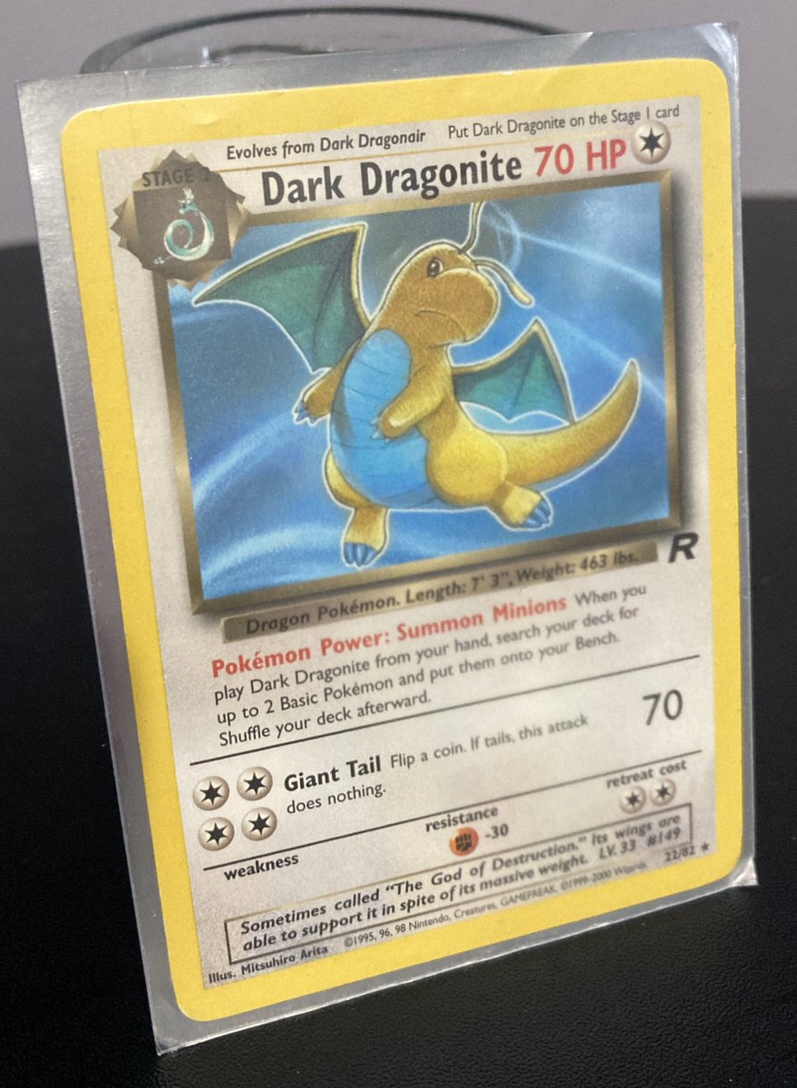 MollyStyleTweet's tweet photo. So….I found this today in a charity shop 😅
It was in a Pokémon TCG Battle Academy box (the one with Pikachu and Charizard on it) with all the full arts missing of course 😭 but I don’t think this was meant to be in there 😅
#PokémonTCG #DarkDragonite #Dragonite https://t.co/ePkjXvvASz