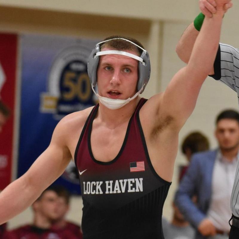 USAWrestling's tweet photo. Wyatt Hendrickson of @AF_Wrestle leads Div. I in Most Dominant and Falls, with Wyatt Henson of @LockHavenWrstl leading in technical falls in the updated @NCAAWrestling Awards. Scott Joll from @UNCP_Wrestling leads Div. II Most Dominant and Falls.