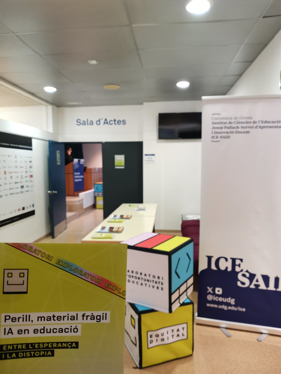 ICE Josep Pallach-SAID (@iceudg) on Twitter photo Tot a punt a la <a href="/UdGPolitecnica/">Escola Politècnica Superior #50EPS</a>: Perill, material fràgil IA en educació. Entre l'esperança i la distopia <a href="/FundacioBofill/">Fundació Bofill</a> #equitatdigital <a href="/iceudg/">ICE Josep Pallach-SAID</a> Tot a punt a la <a href="/UdGPolitecnica/">Escola Politècnica Superior #50EPS</a>: Perill, material fràgil IA en educació. Entre l'esperança i la distopia <a href="/FundacioBofill/">Fundació Bofill</a> #equitatdigital <a href="/iceudg/">ICE Josep Pallach-SAID</a>