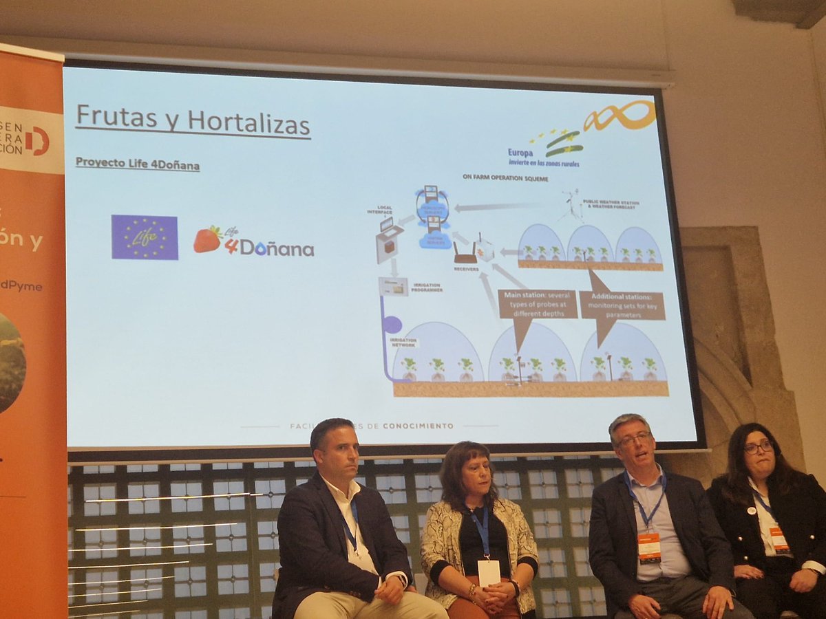 💻 César Díaz, responsable de I+D+i de #CoopsAgroAND habla del proyecto #Life4Doñana en la mesa redonda 'Casos de éxito en la #digitalización del #sector #agroalimentario. #Oportunidades y Retos', de #UniversidadPyme 
<a href="/CICYTEX/">CICYTEX</a> <a href="/GEuropeas/">Gabinete de Iniciativas Europeas SL (GIESA)</a> @Famidan <a href="/HIDROSOPH_ES/">HIDROSOPH_ES</a> <a href="/knitink/">Nitin Keluskar</a>