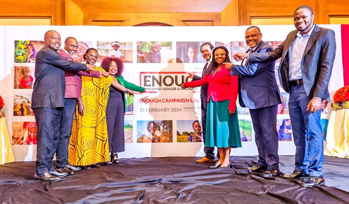 MackeyKev's tweet photo. I am here in Addis Ababa, Ethiopia to support the official launch of World Vision’s #ENOUGH campaign, our global effort to end child hunger and malnutrition, & our call to action to ensure that every child has access to ENOUGH nourishing food to thrive. Join us to say ENOUGH and put an end to child hunger and malnutrition.