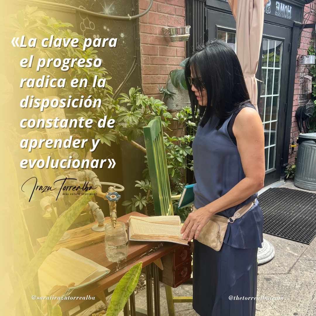 irazutorrealba's tweet photo. La clave para el progreso radica en la disposición constante de aprender y evolucionar. 💡🌱¡Cada día es una oportunidad para crecer y mejorar! #realestatelife #realestateinvesting #realestatesales #realestatemiamiflorida #realestatemiami https://t.co/aULgc9vPiI