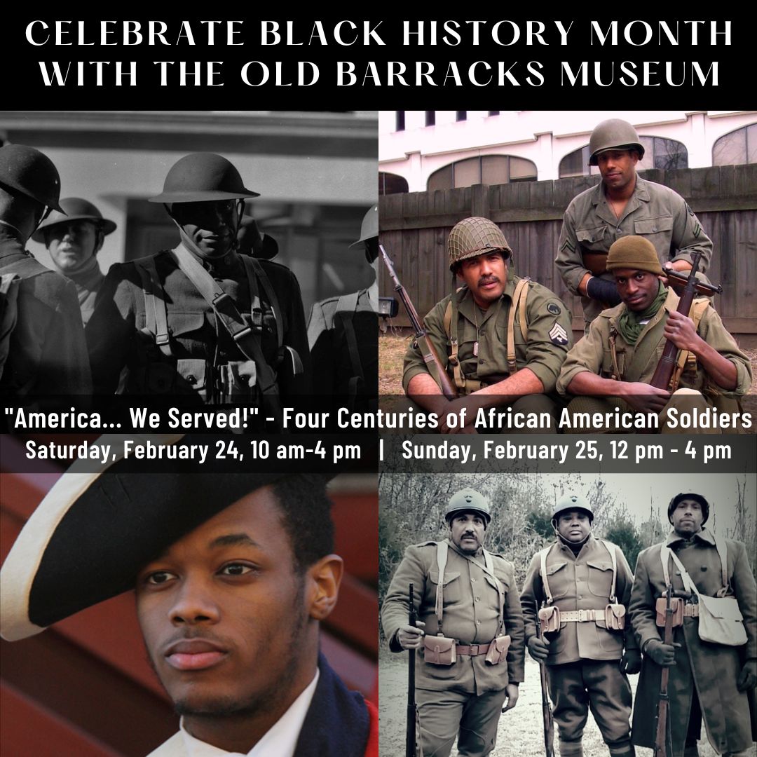 🌟 Celebrate #BlackHistoryMonth at @TheOldBarracks, #TrentonNJ! 🌍✊ Explore the legacy of African American soldiers who shaped our nation's story. Meet passionate reenactors & uncover tales of bravery! 🔍 For more info: conta.cc/3ONAxZS #BHM #NJFamily