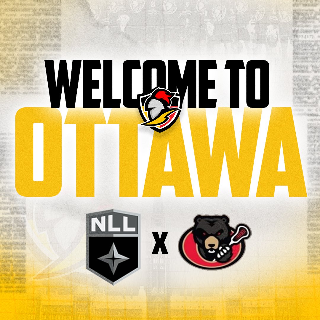 KnightsJrC's tweet photo. Welcome to Ottawa @NLL Black Bears! https://t.co/PUeVTXOmru