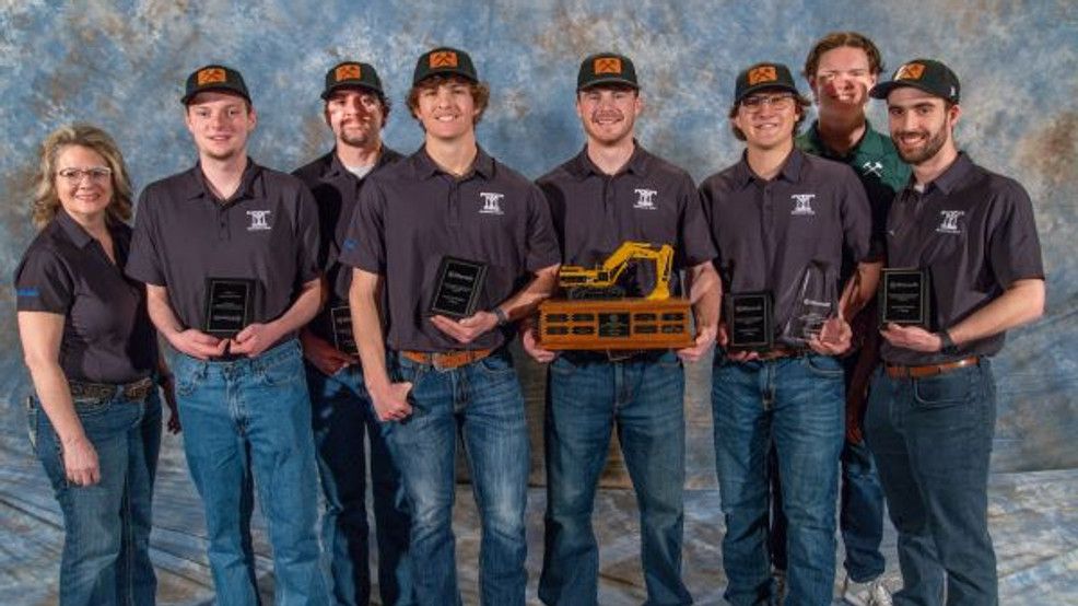MTAGC's tweet photo. Congrats to the Heavy Civil team from Montana Technological University for their 1st place showing at the 2024 Associated Schools of Construction (ASC) Region 6/7 annual construction bidding competition in Sparks, Nevada!
#LetsBuildMT #GoDiggers 
https://t.co/0EyhDj6Yl6 https://t.co/zNPiRAuOrp
