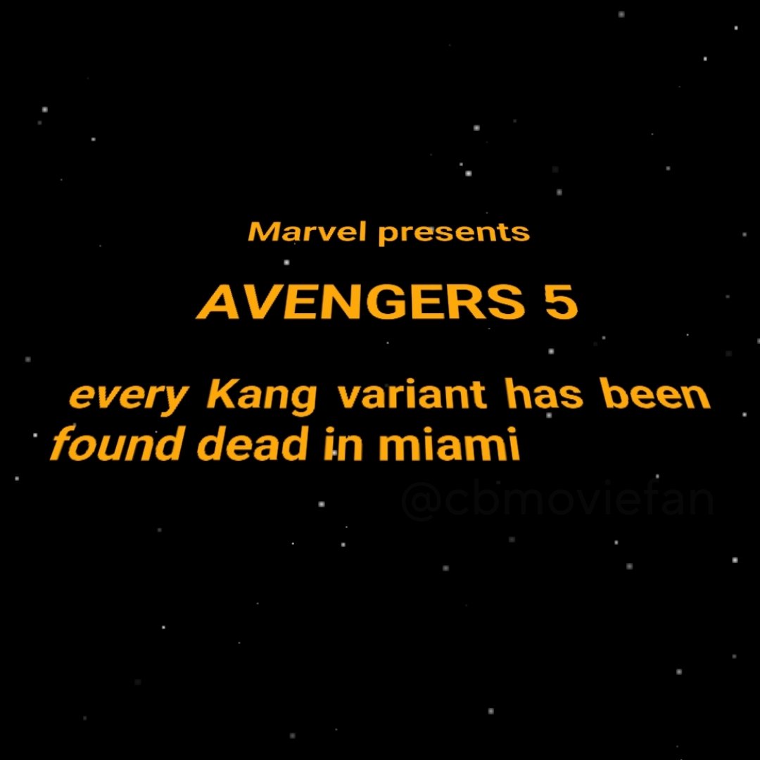 CBMovieFan's tweet image. This should be the intro for Avengers 5