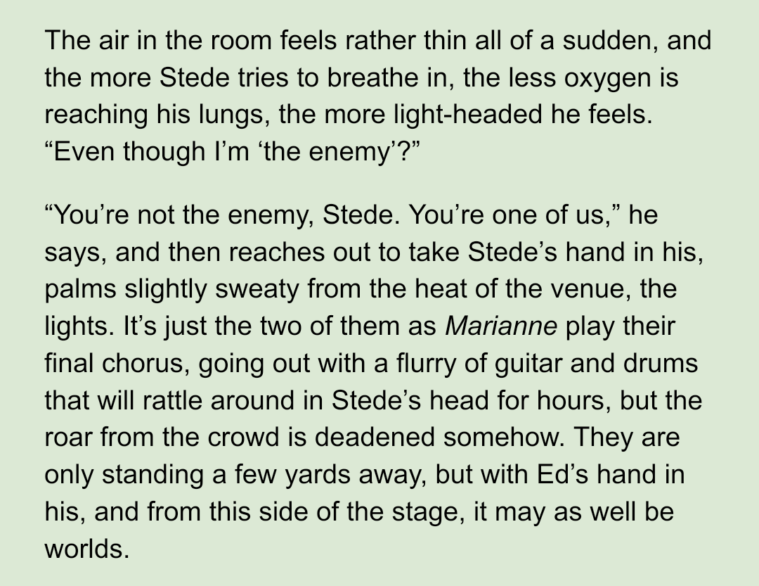 anathxmadevice's tweet photo. I've got an early snippet of my tour bus boys fic (aka the Almost Famous AU!!) to share for #WIPWednesday, ft. music journalist Stede, groupie Ed and rock icon on the brink of mainstream success Izzy Hands 🎶🎸
Coming this AUpril!! ❤️ #OFMDFics https://t.co/uTLnZir172