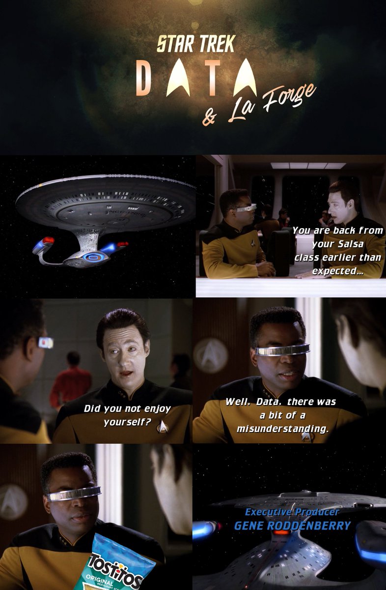 STDeltaShift's tweet photo. Poor Geordi. I can see where there might be some confusion. #StarTrek #StarTrekTNG #DataandLaForge https://t.co/GbCQpuF8w8