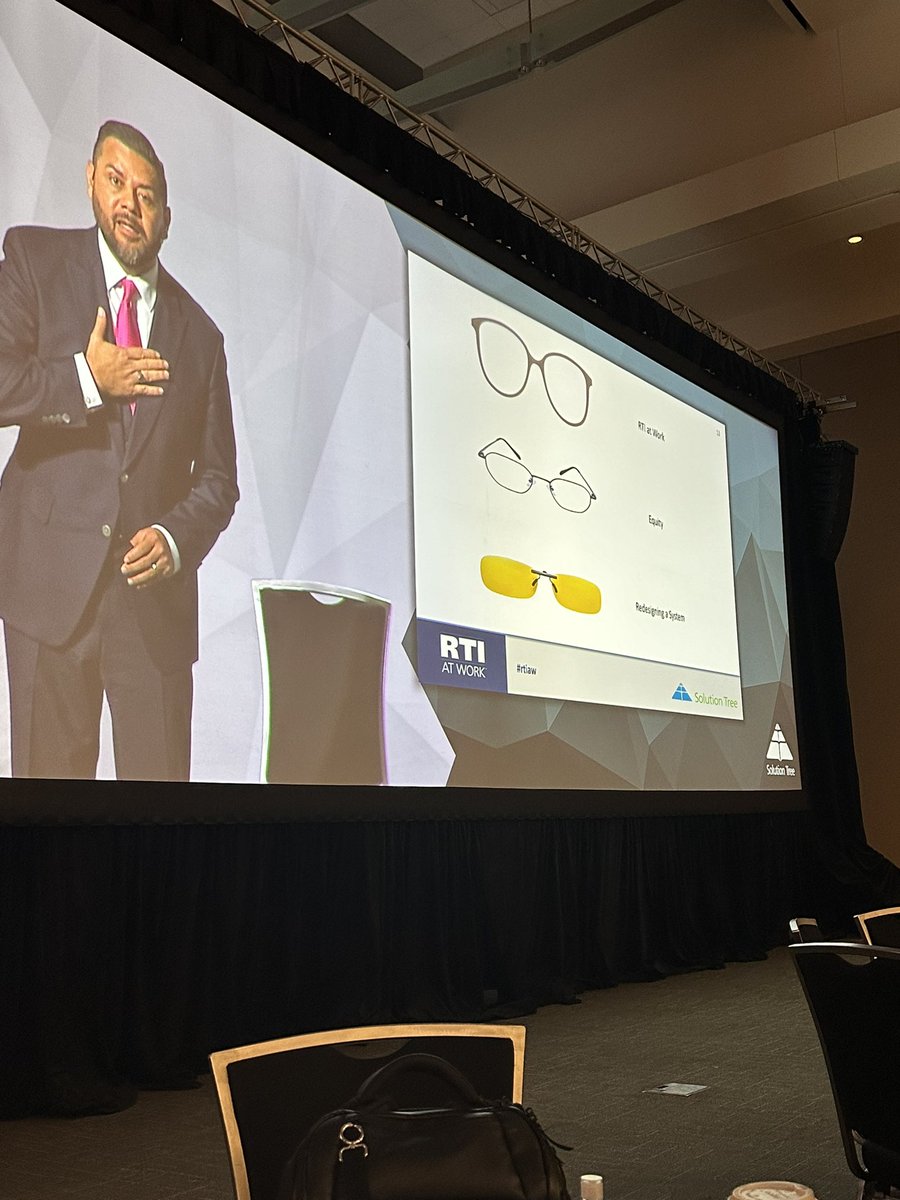 AnisaBusby's tweet photo. Closing out Day 3 of the RTI at Work Summit with a keynote from @lcruzconsulting giving us just what we need to redesign a system that was never designed to educate all! Let’s get it! 🔥#atRTI @SolutionTree @SolutionTreeTX https://t.co/TJVjNKU2HZ