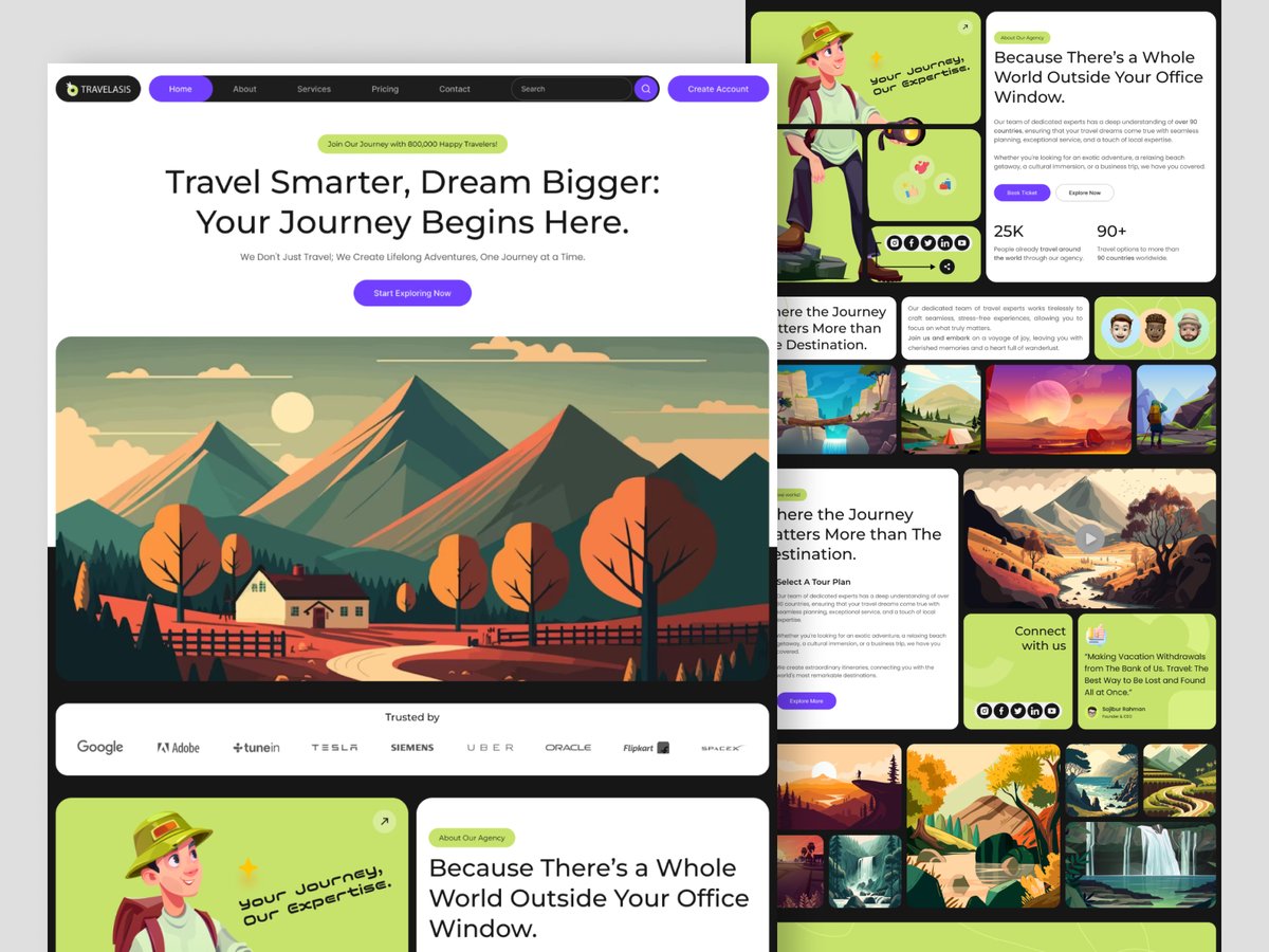 sajiburdesign's tweet photo. Travel Landing Page Design
_
Download Source File๐
https://t.co/30HuyQ6Af8
_
#uiuxdesign #landingpage #webuiux #uxdesigner #productdesign #websitedesign #landingpagedesigner #webdesigner #appdesign #figma #webdesign
#mobileapp #saasappdesign https://t.co/6RrQXaqktS