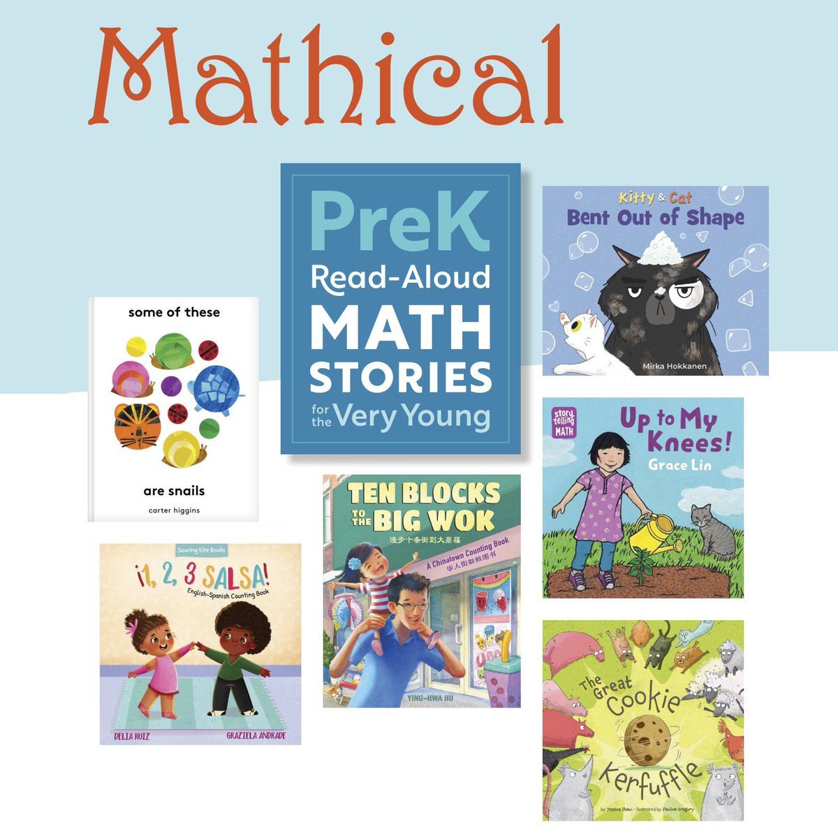 So excited to announce that Kitty and Cat: Bent Out of Shape was selected as the winner for this year's Mathical Book Prize (PreK category). The prize recognizes outstanding fiction and nonfiction for youth ages 2-18! More info here: mathicalbooks.org/2024/02/2024-m…