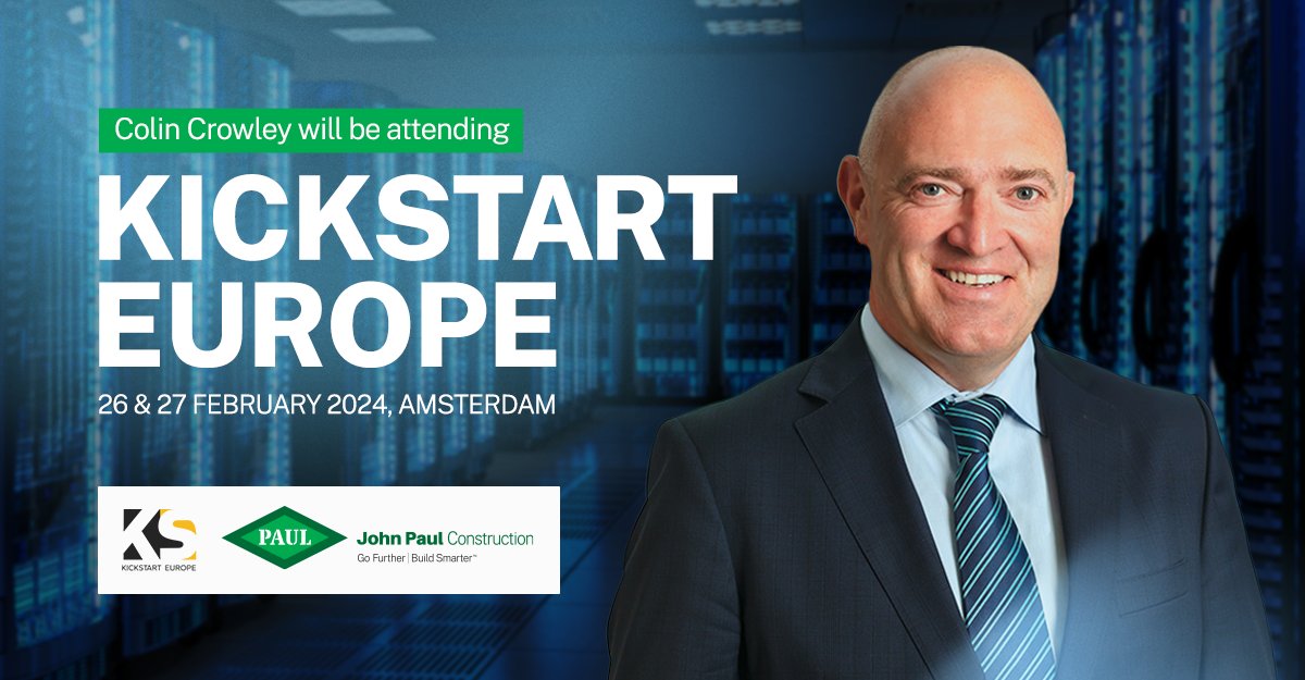 Our Regional Director for Europe, Colin Crowley is attending Kickstart Europe Conference in Amsterdam. This annual strategy and networking conference centres around the latest trends and investments in Tech and the European Digital Infrastructure. #KickstartEurope #Technology