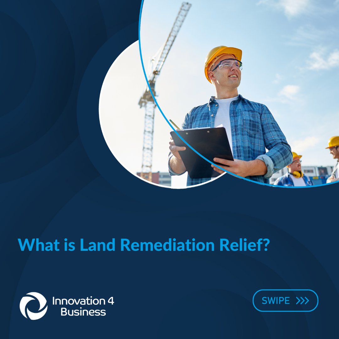 Bought land with surprises? Facing clean-up costs? Land Remediation Relief can slash your tax bill and save you money! Here at I4B we are your LRR experts.  We navigate the complexities so you can focus on your project. 
innovation4business.com/services/land-… 
#LandRemediationRelief
