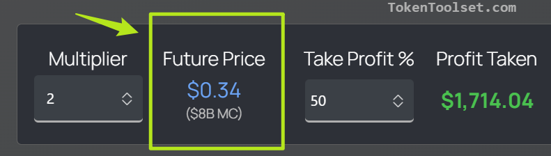 UI Updates:

Take-Profit Planner now includes the MC to better plan your price targets when planning your #ExitStrategy 

#crypto #buildwithcoingecko