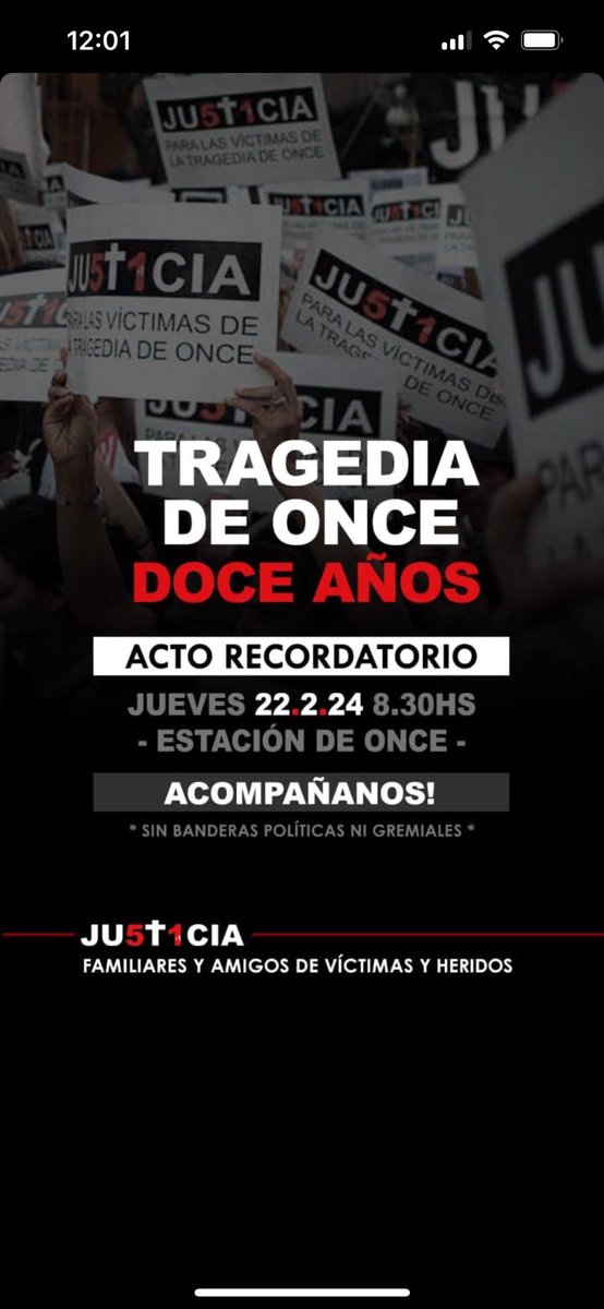 Tragedia de #Once tweet media