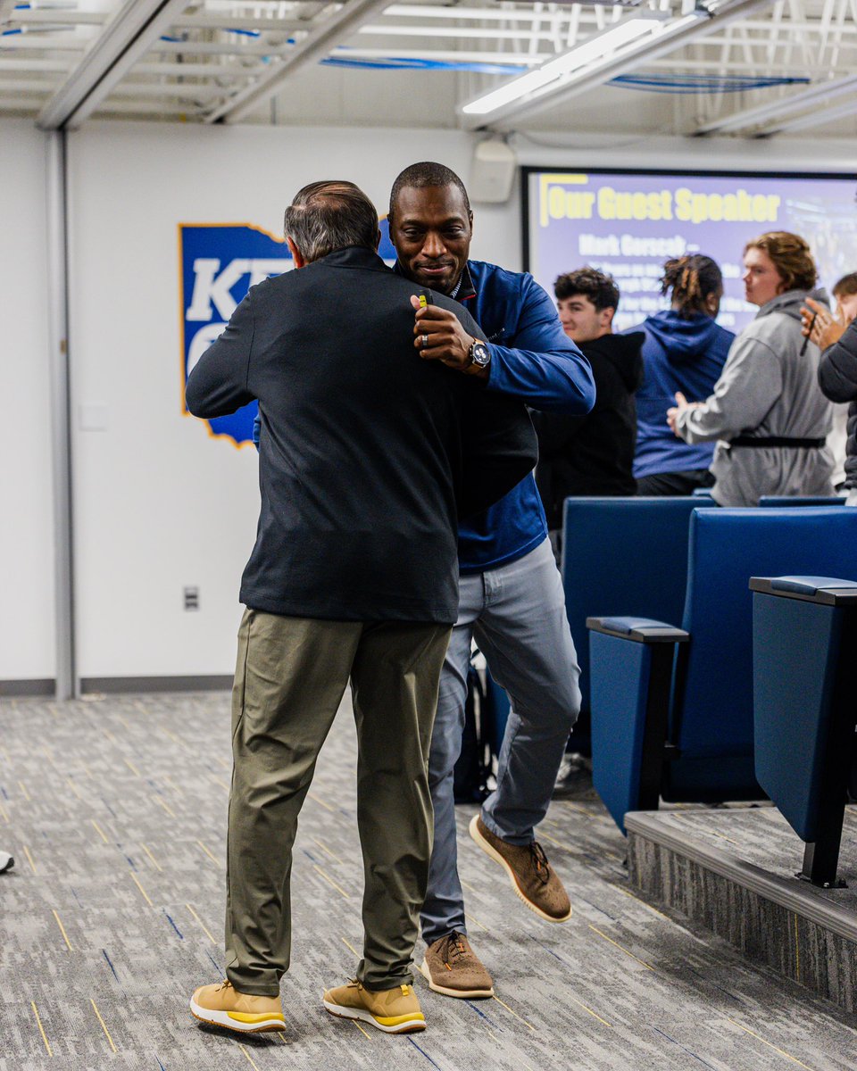 KentStFootball's tweet photo. It's more than just talent; it's heart, grit, and the relentless pursuit of excellence. Thank you for the eye-opening and invaluable lessons, Mr. Gorscak!🏈💪
#KentGRIT⚡️ | #ALLIN | #FlashForLife https://t.co/FMJUBLTztv