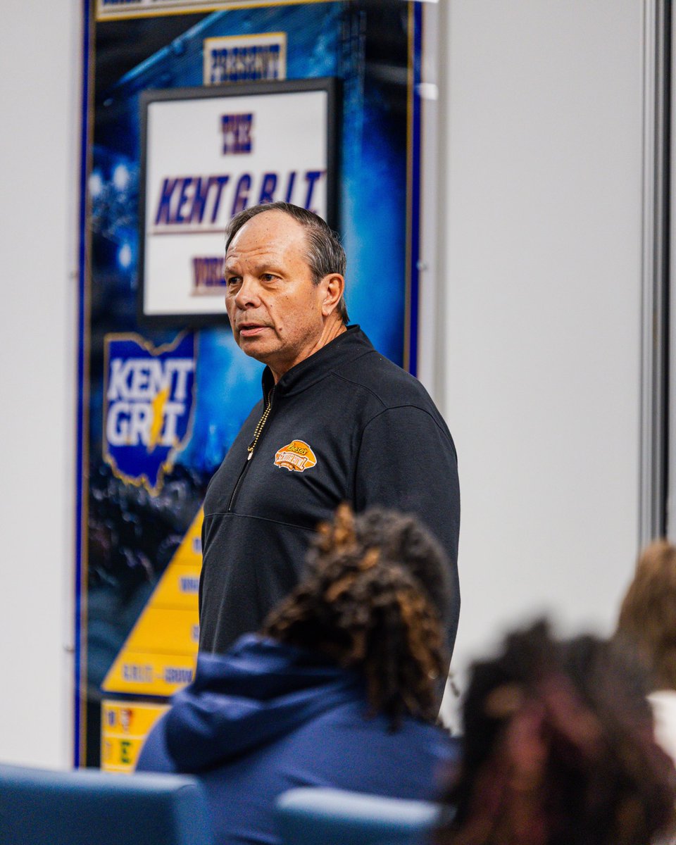 KentStFootball's tweet photo. It's more than just talent; it's heart, grit, and the relentless pursuit of excellence. Thank you for the eye-opening and invaluable lessons, Mr. Gorscak!🏈💪
#KentGRIT⚡️ | #ALLIN | #FlashForLife https://t.co/FMJUBLTztv