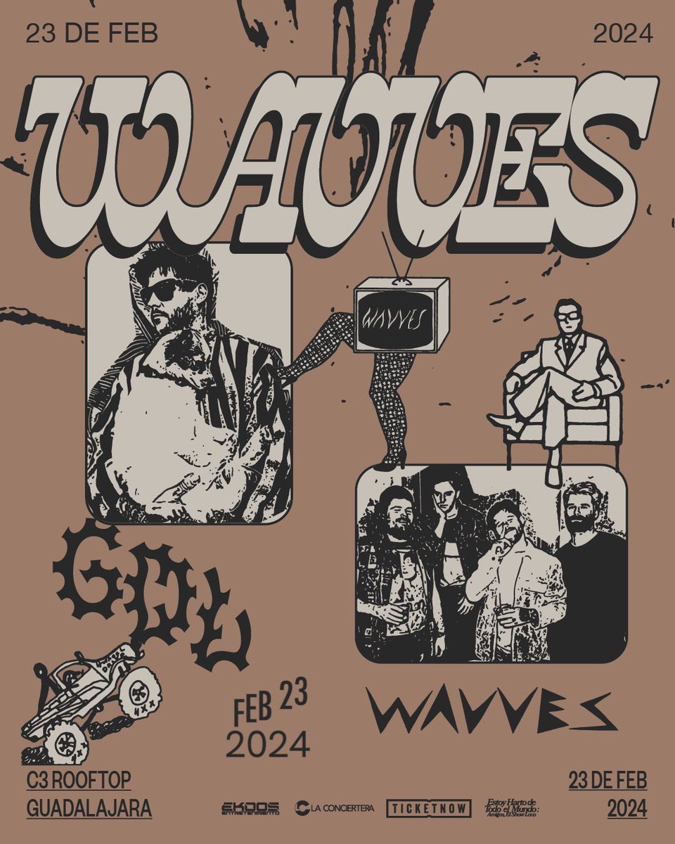 revistafreim's tweet photo. Si eres de Guadalajara y no quieres perderte a @WAVVES mañana en C3 ROOFTOP, ¡Dale retuit a este post! 🔁
Únete a su épica celebración del 12 aniversario de “King of the Beach” y los 10 años de “Afraid of Heights” . ¡Participa, es muy sencillo!
#WAVVES #Guadalajara #Concierto https://t.co/wa1MxaLD4F