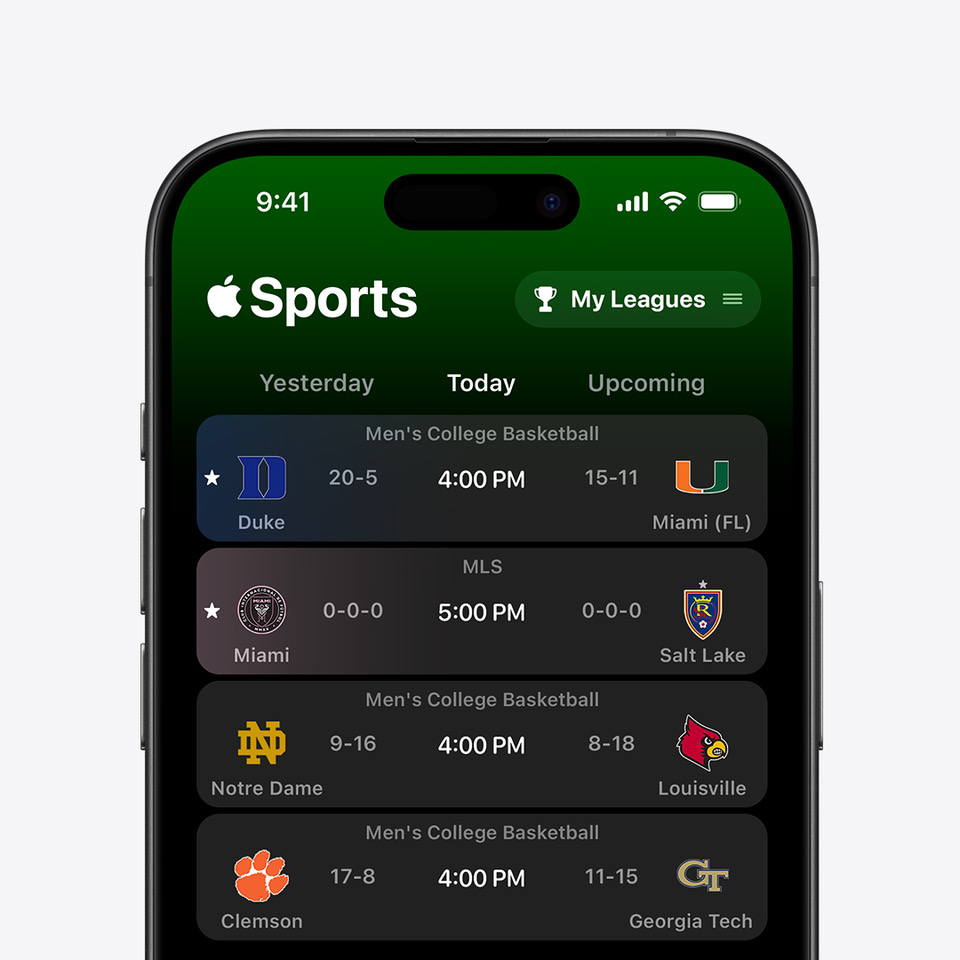 The new Apple Sports iPhone app makes following your favorite teams and leagues fast and simple. I can’t wait to use it during the 2024 @MLS Season, which kicks off tonight between Inter Miami CF and Real Salt Lake on #MLSSeasonPass!