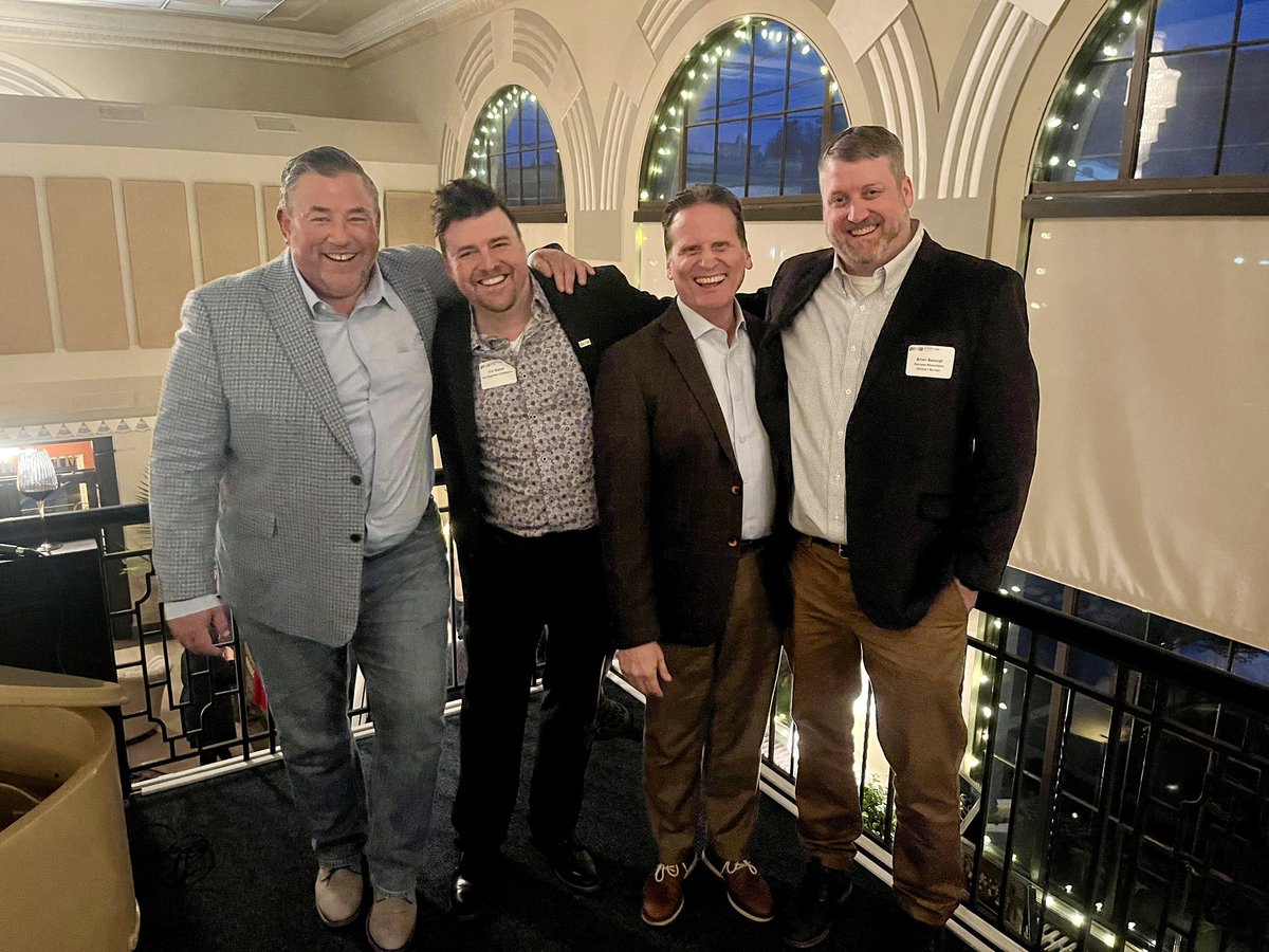 prlaorg's tweet photo. @BarleyCreekBrew @SettlersHospGrp CEO Justin Genzlinger, The Frogtown Chophouse Owner Eric Noone, @prlaorg President &amp; CEO Joe Massaro, and @PoconoTourism Executive Vice President/CMO Brian Bossuyt. https://t.co/wm67WJhsTE