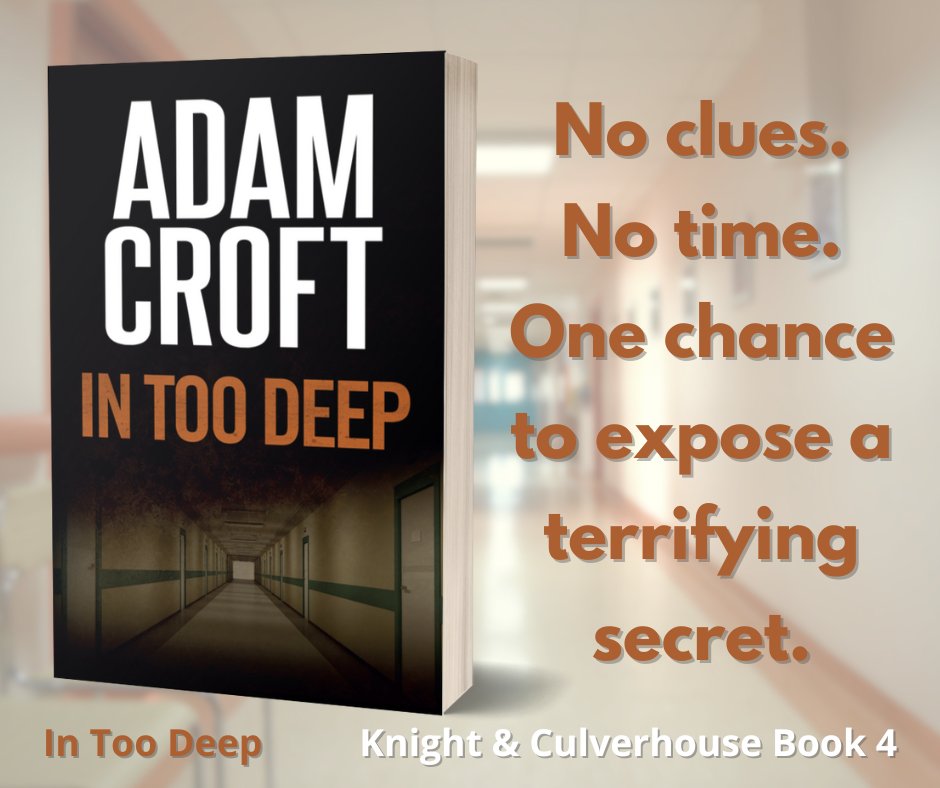 Have you read In Too Deep, book 5 in the Knight and Culverhouse series?
📲 To buy the ebook go to adamcroft.net/ebook/in-too-d…
📚 To buy a signed paperback directly from my website visit adamcroft.net/paperback/in-t…
🎧 To buy the audiobook go to adamcroft.net/audio/in-too-d…
