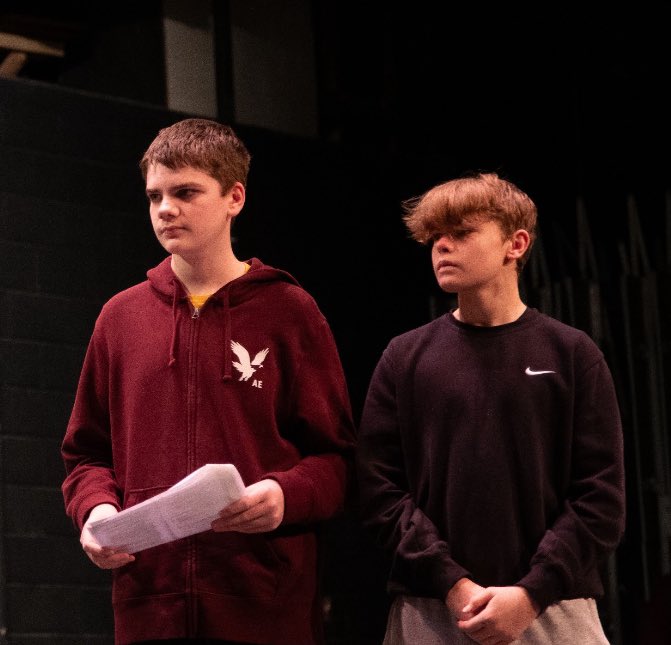 thsjoseph's tweet photo. It’s time for a cast highlight! Today we feature Elijah Clark as Admiral Von Schreiber and Easton Delaney as Herr Zeller!

The Sound of Music is just 8 days away! Grab your tickets today and join us for the show of a lifetime! https://t.co/Rzcq9D5O8r
