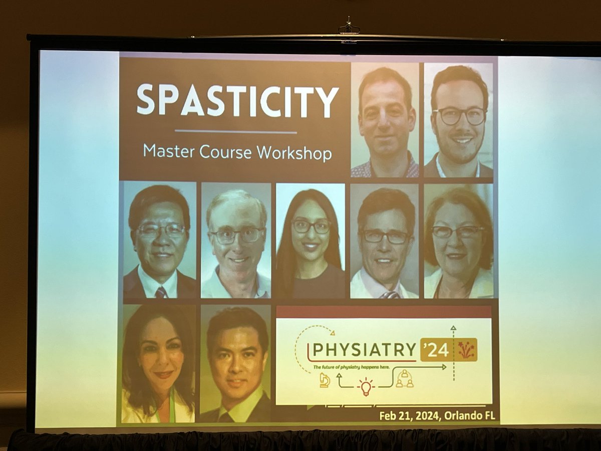 Ready for #spasticity master course workshop. #Physiatry24
