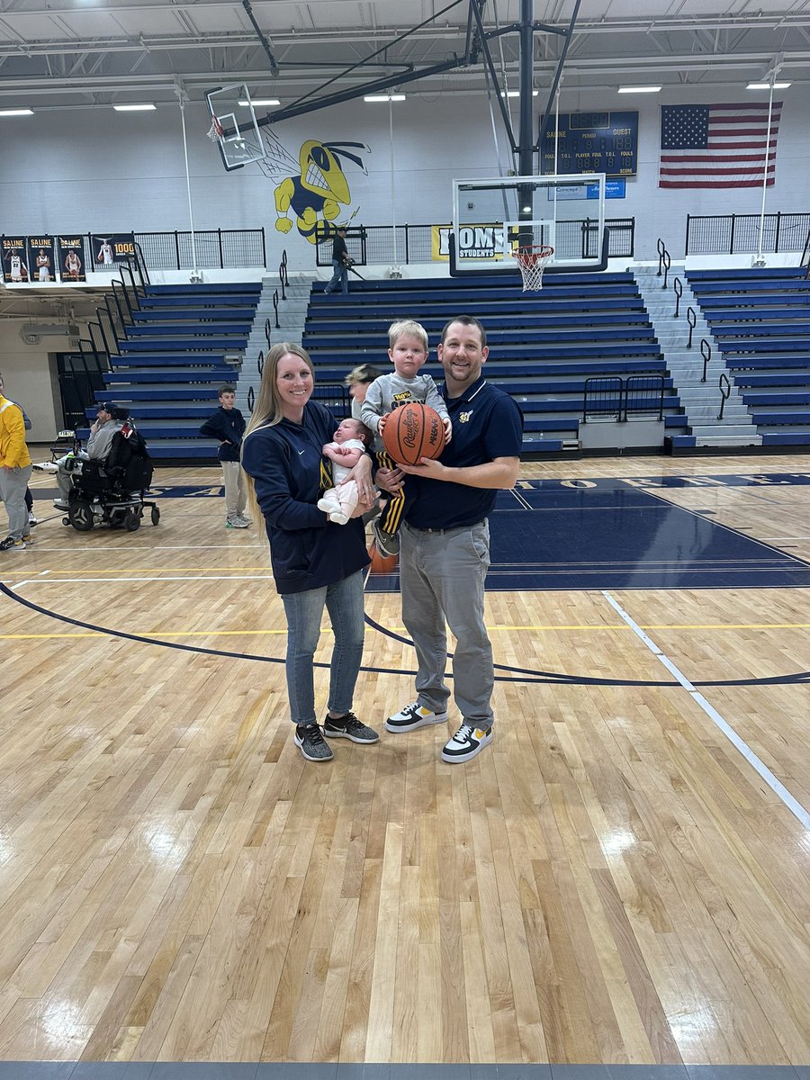 Shoutout to my wife for the unwavering support throughout the year. It’s a long b-ball season with most nights spent in the gym and countless hours talking basketball. Could not do this without her blessing and support. I love you. #HomeTeam