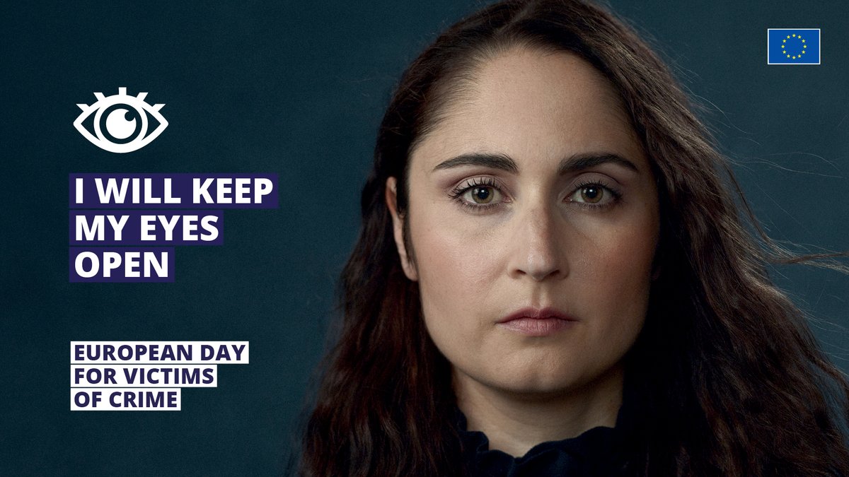 After experiencing a crime, people might feel afraid to report it or to ask for help. 

Keep your #EyesOpen👁️ to crime victims:
- Be sensitive
- Supportive
- Listen without judgement
- Refer them to support services

More info on how to help: victims-rights.campaign.europa.eu #EUVictimsDay